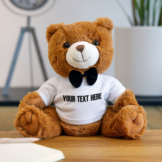 Customizable Teddy Bear with Personalized T-Shirt