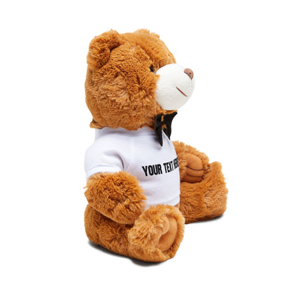 Customizable Teddy Bear with Personalized T-Shirt